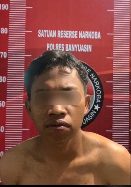 Polres Banyuasin Amankan Pengedar Sabu di Talang Kelapa