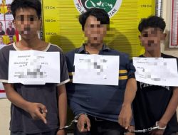 Tim Tarantula Sikat Tiga Orang Sedang Pesta Sabu di Rumah Kosong