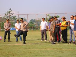 Sempena HUT Bhayankara  ke-79, Polres Payakumbuh Gelar Turnamen Bola  U-40