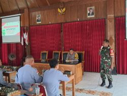 Linmas Jagalan Terima Pelatihan PBB Dan Bela Negara Dari Babinsa Dan Bhabinkamtibmas
