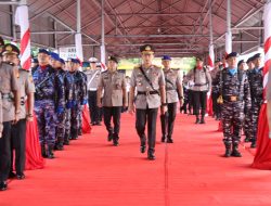 Polda Sumsel gelar upacara tabur bunga Menghormati Jasa Pahlawan Kemanusiaan Maritim