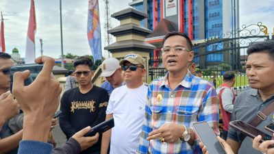 POSE RI Gelar Aksi Besar di Mapolda Sumsel, Desak Penindakan Mafia Minyak Ilegal di Bayung Lencir