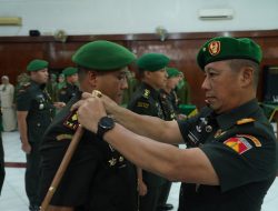 Danrem 072/Pamungkas Pimpin Sertijab Empat Komandan Kodim