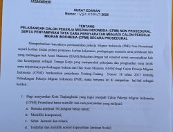 Pemko Tanjungbalai Sampaikan Surat Edaran Tentang Pelarangan Calon PMI Non Prosedural dan Tata Cara Persyaratan Menjadi Calon PMI Secara Prosedural