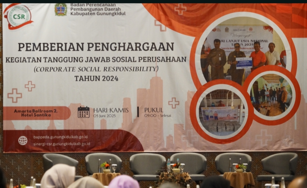 Pemda Gunungkidul berikan Penghargaan Tanggung Jawab Sosial kepada Perusahaan