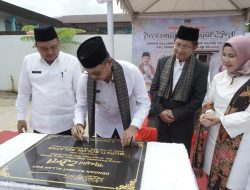 Masjid Megah Zainal Bagindo Alamsyah Diresmikan Bupati Khairunas di Jorong Kalampaian