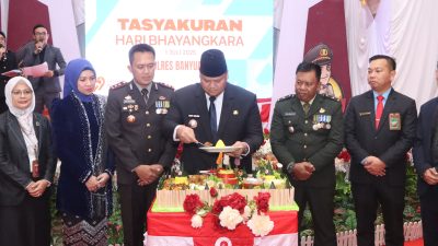 Memperingati Ke -79 Hari Bhayangkara, Polres Banyuasin Gelar Acara Syukuran