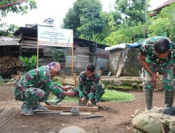 Satgas Pra TMMD Ke125 Sangat Senang Melihat Raut Bahagia Bu Ermi Yeti