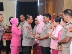 Polda Sumsel Gelar Kenal Pamit, Kapolda Apresiasi Dedikasi Pejabat Lama