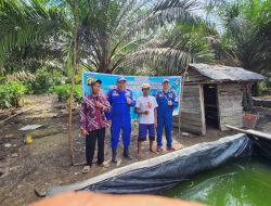 Warga Banyuasin Panen Dukungan Ketahanan Pangan dari Polairud Polda Sumsel