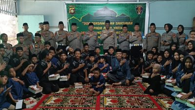 Bid propam Polda Sumsel Gelar Doa bersama & Santunan Anak Yatim,