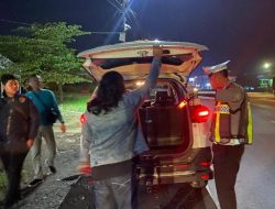 Wujudkan Wilayah Yang Aman, Polres Banyuasin Gelar Razia KRYD
