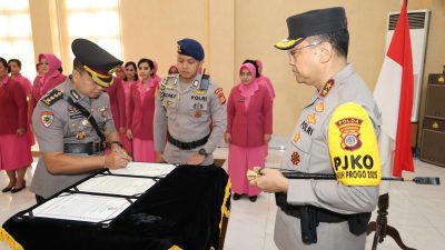 Kapolda DIY Pimpin Sertijab Irwasda, Dirreskrimsus, dan Kapolresta Yogyakarta