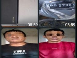 Dua Pelaku Curat Ketahuan Oleh Warga dan Diamankan Polsek Air Kumbang