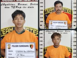 Pelaku Curat dan Penadah Diringkus Polsek Sungsang