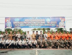 Bupati H. Khairunas Hadiri Upacara Operasi Patuh Singgalang 2025 di Mapolres Solok Selatan