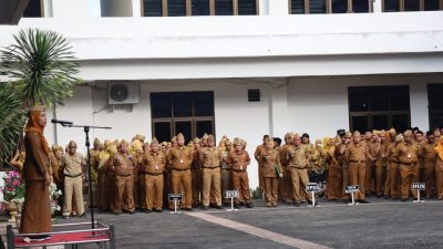 Sekretaris Daerah Kota Tanjungbalai Pimpin Apel Gabungan Pemerintahan