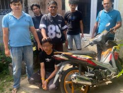 Pelaku Curanmor di Tanah Datar Ditangkap Polisi di Jambi.
