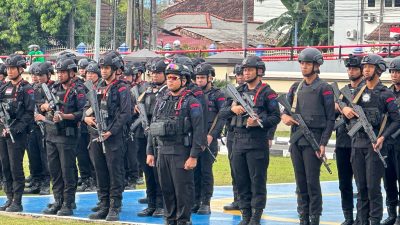 Polda Sumsel Gelar Apel Operasi Aman Nusa I Musi 2025, Fokus pada Pemulihan Kamtibmas