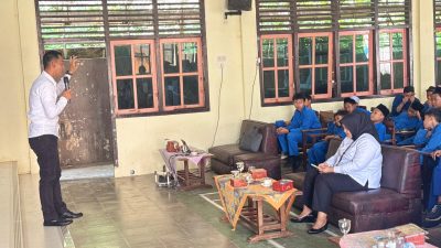 Sat ResNarkoba Polres Banyuasin melaksanakan Gelar Sosialisasi Bahaya Narkoba di Pondok Pesantren Aqulu El-Muqoffa