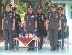 Danrem 072/Pamungkas Hadiri Upacara Penutupan Dikmata Infanteri TNI AD
