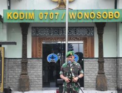 Kodim 0707/Wonosobo Gelar Apel Kesiapsiagaan dan Patroli Cipta Kondisi Kamtibmas