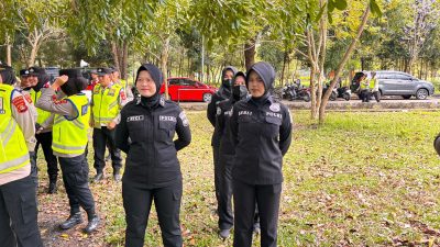 Polda Sumsel Beri Pengamanan Sepak Bola Kompetisi Liga 2 Indonesia 2025 antara Sriwijaya FC VS Garuda yaksa FC dengan Humanis