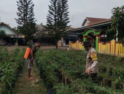 Bhabinkamtibmas Polsek Makarti Jaya Gerakkan Masyarakat Dukung Swasembada Pangan Nasional