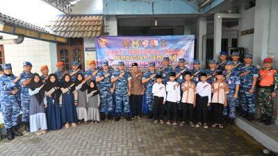 Bakti Teritorial Prima, Lanud Adi Soemarmo Gelar Bakti Kesehatan Dan Pembagian Sembako