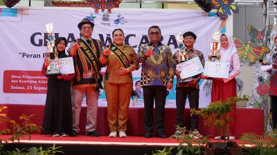 Puncak Festival Literasi 2025 Gunungkidul, Bupati : Literasi Jadi Kunci Wujudkan Gunungkidul Kabupaten Berdaya Saing