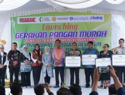 Danrem 072/Pamungkas Hadiri Launching Gerakan Pangan Murah dan Penyerahan Bantuan Alsintan
