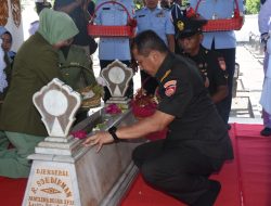 Danrem 072/Pamungkas Hadiri Upacara Ziarah Rombongan HUT Ke-80 TNI Tahun 2025