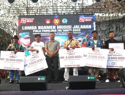 Danrem 072/Pamungkas Tutup Lomba Ngamen, Dua Musisi Jalanan Jogja Melaju Final di Jakarta
