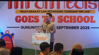 Wabup Gunungkidul Ajak Guru, Pelajar, dan Pedagang Tanggap Inflasi