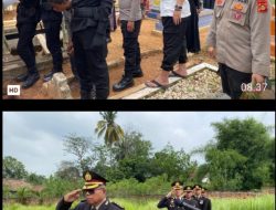 Polda Sumsel gelar Upacara pemakaman Almarhum Kompol Mahajavet SH MM.