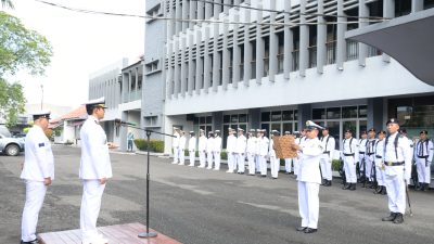 Khidmat! Lanal Palembang Peringati Hari Kesaktian Pancasila
