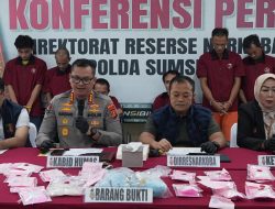 Polda Sumsel Lumpuhkan Tiga Pengedar Sabu, Hendak Serang Petugas dengan Sajam