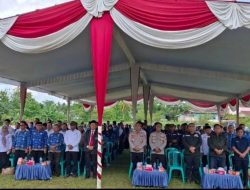 Kabaglog Polres Banyuasin menghadiri Peluncuran inovasi Pengolahan Sampah Organik dengan Tekhnologi biowash.