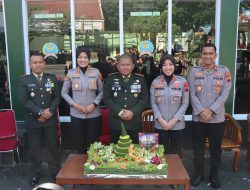 Dirgahayu TNI ke 80, Polres Semarang berikan kejutan wujud sinergitas yang solid.