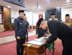 Wali Kota Tanjungbalai Lantik dan Kukuhkan 3 Pejabat Struktural dan 10 Pejabat Fungsional