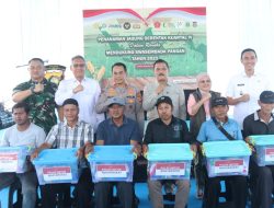 Penanaman Jagung Serentak, Polda Sumsel Turut Dukung Program Ketahanan Pangan