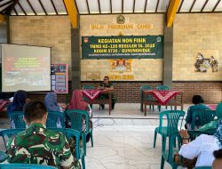 TMMD Ke-126 Kodim 0730/Gunungkidul Gelar Kegiatan Non Fisik di Candirejo: Edukasi Cegah Stunting, Penyakit Hewan, dan Kesehatan Keluarga.
