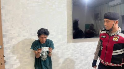 Remaja Pukul Kaca Mobil di Palembang, Tim Samapta Polda Sumsel Langsung Bertindak