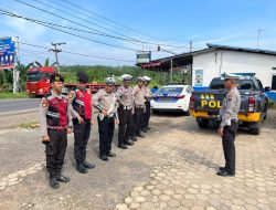 Polres Banyuasin Gelar Patroli Besar-Besaran di Jalur Lintas Timur, Ciptakan Rasa Aman Dan Nyaman