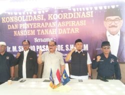 NasDem Tanah Datar Bangun Soliditas Lewat Konsolidasi dan Penyerapan Aspirasi: Ir. M. Shadiq Pasadigoe Tegaskan Pentingnya Sinkronisasi Visi Partai
