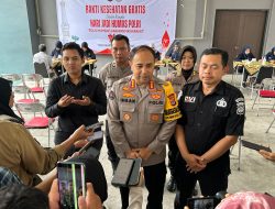 Donor Darah dan Bakti Kesehatan Sambut Hari Jadi Ke-74 Humas Polri di Polda DIY