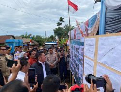 Polsek Pulau Rimau Laksanakan Pengamanan Kunker Gubernur dan Bupati di Peresmian Duplikat Jembatan Tanah Kering