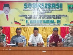 Sosialisasi Perda Sumbar No. 9 Tahun 2018 di Sungaitarab: Zuldafri Darma Tekankan Sinergi dalam Pencegahan Narkoba