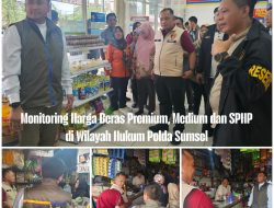 Jaga Stabilitas Pangan, Satgas Cek Harga Beras Di Sumsel