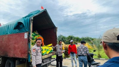Polres Banyuasin Sukses Gelar Gerakan Pangan Murah, 8 Ton Beras Bulog Ludes Terjual